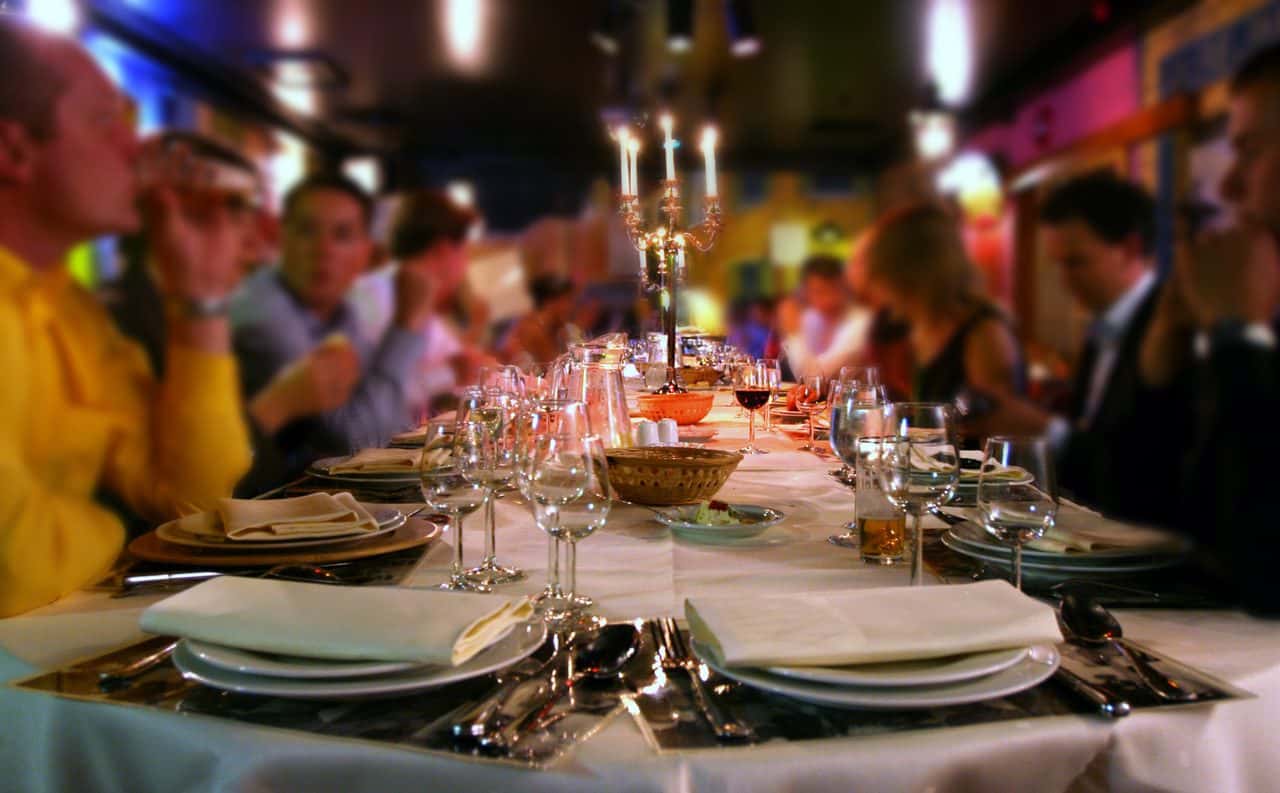 Ambiente de una cena baile de Navidad, foto 9